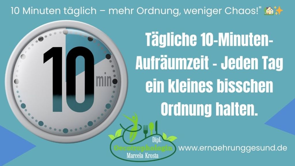 Kleine Routinen machen den Haushalt einfacher