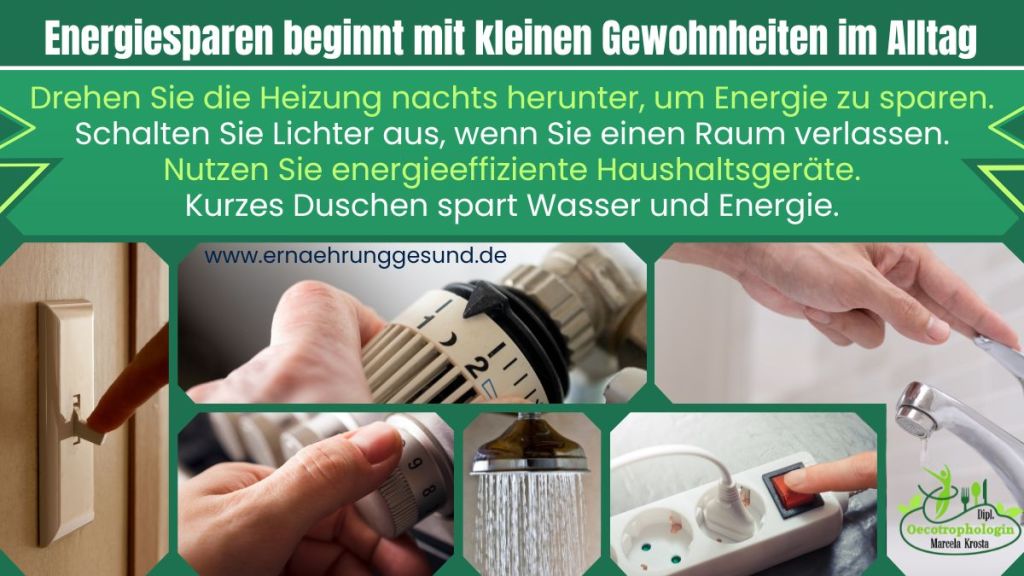 Achtsamkeit und Struktur für nachhaltige Ernährung und Haushaltsführung