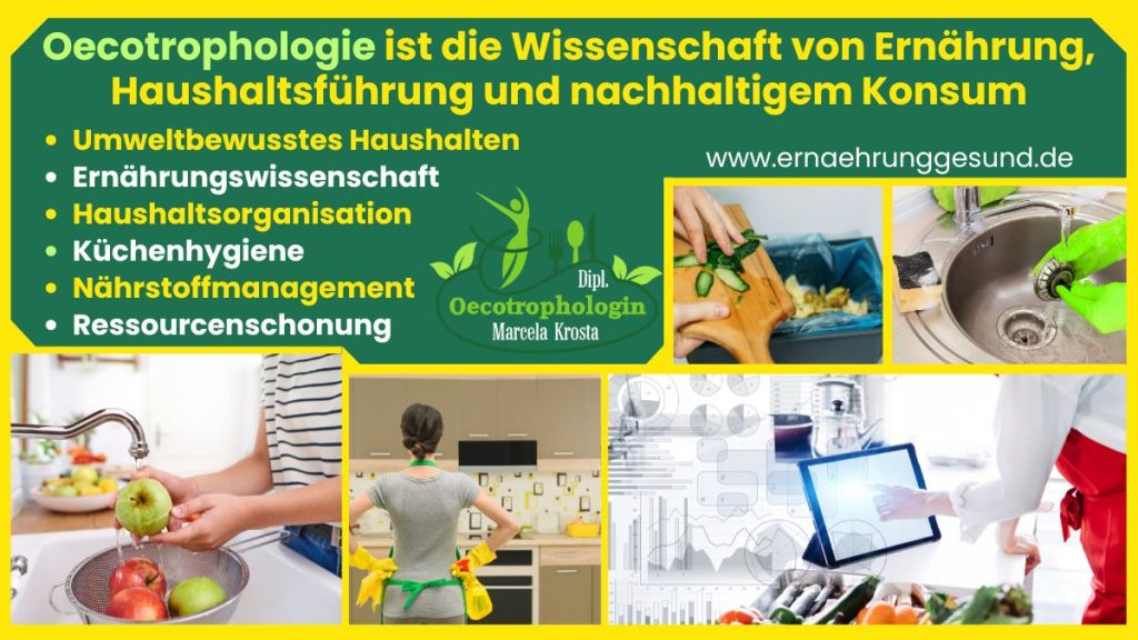 Nachhaltige Ernährung und Haushaltsführung sparen Zeit und Ressourcen