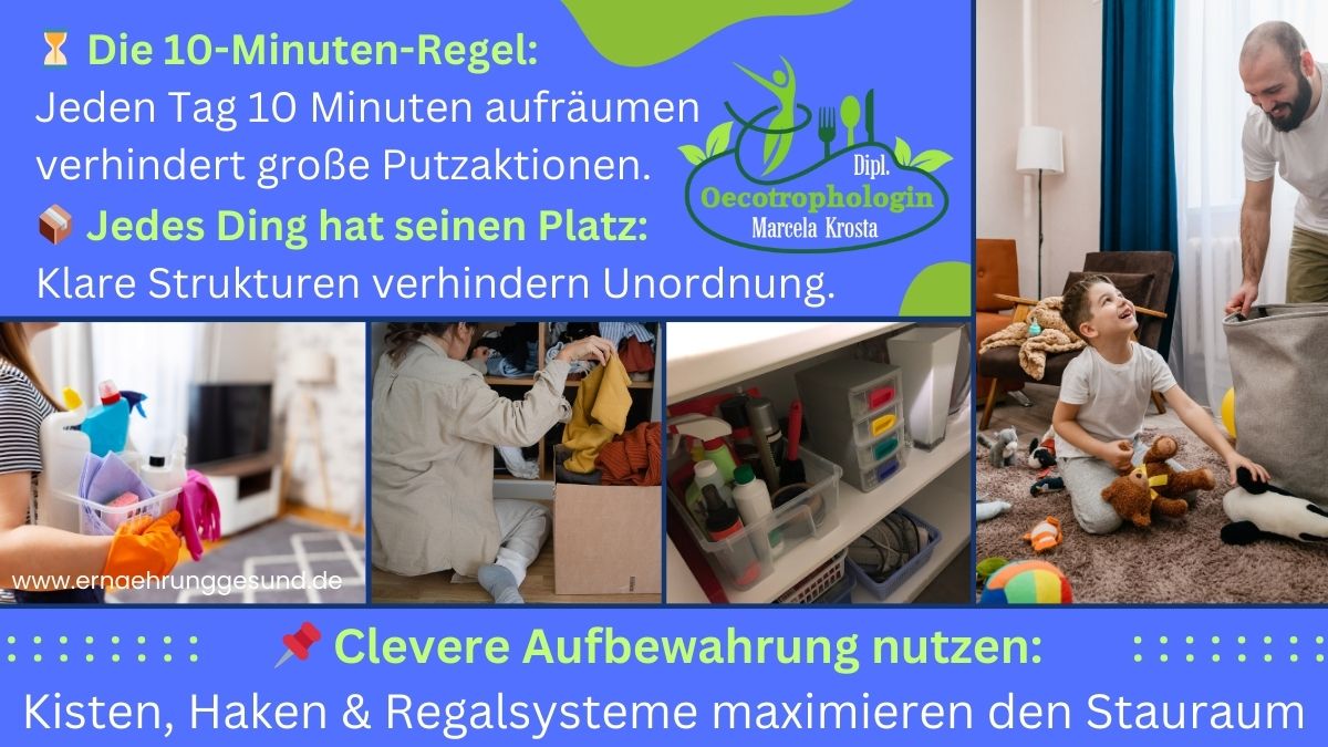 Ein aufgeräumtes Zuhause ist das Ergebnis von effizientem Haushaltsmanagement