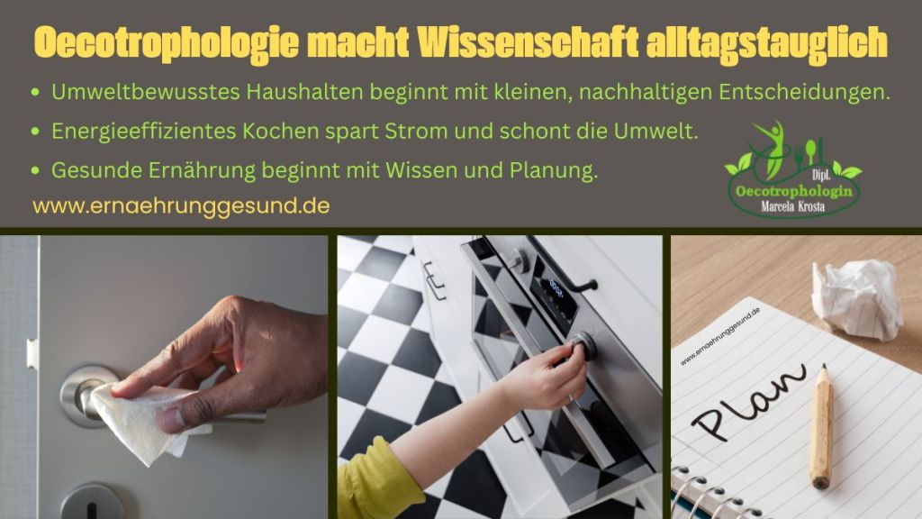 Smarte Planung erleichtert nachhaltige Ernährung und Haushaltsführung